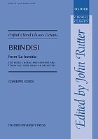 Brindisi SATB choral sheet music cover